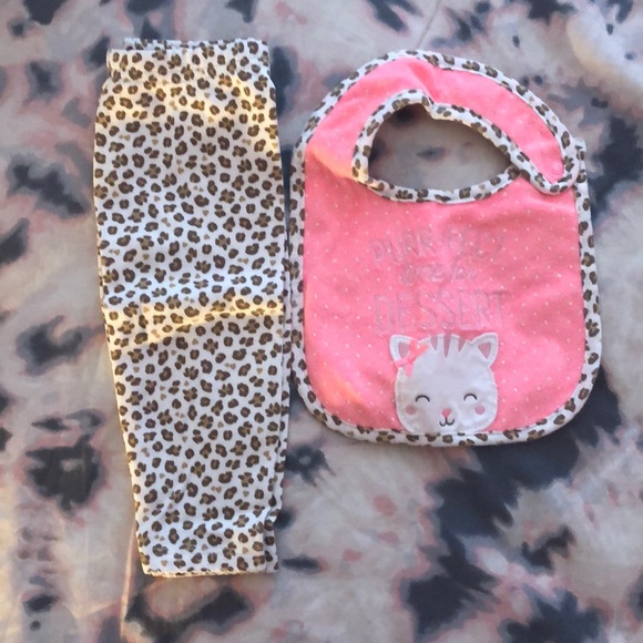 Legging & Bib Animal print set - Picture 1 of 1